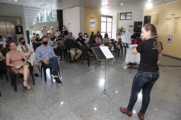 Foto - 15/12/21 - Homenagem de Aposentados e Pensionistas realizada Prefeitura Municipal de Joinville  