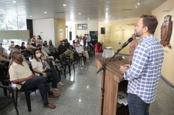 Foto - 15/12/21 - Homenagem de Aposentados e Pensionistas realizada Prefeitura Municipal de Joinville  