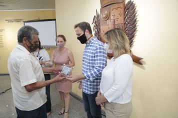 Foto - 15/12/21 - Homenagem de Aposentados e Pensionistas realizada Prefeitura Municipal de Joinville  