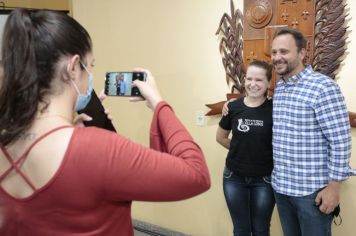 Foto - 15/12/21 - Homenagem de Aposentados e Pensionistas realizada Prefeitura Municipal de Joinville  