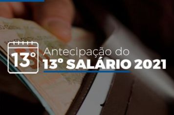 Antecipação da primeira parcela do 13° salário