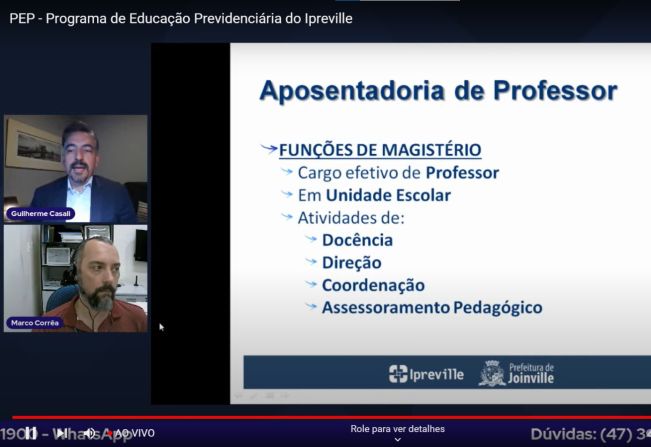 PEP Secretária de Educação - Live