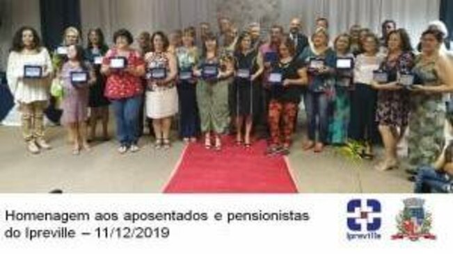 Homenagem para Aposentados e Pensionistas 