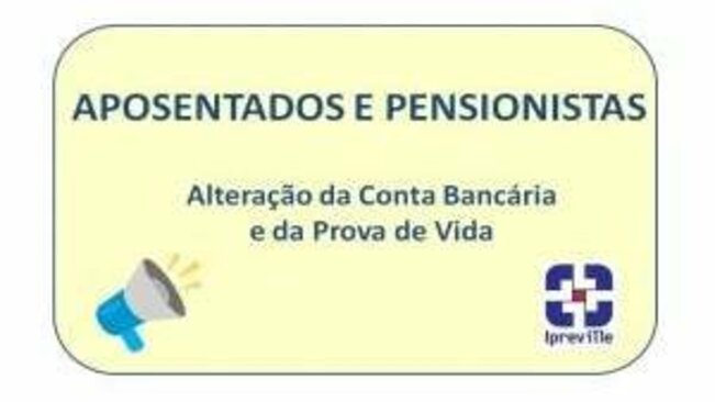 Alteração da Conta Bancária e da Prova de Vida