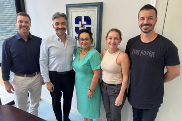 Ipreville recebe representantes do Instituto de Previdência de Itajaí 