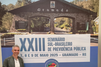 Servidores e conselheiros do Ipreville participam do XXIII Seminário Sul-Brasileiro de Previdência Pública