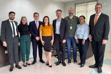Ipreville recebe visita institucional da nova Diretoria da OAB Joinville
